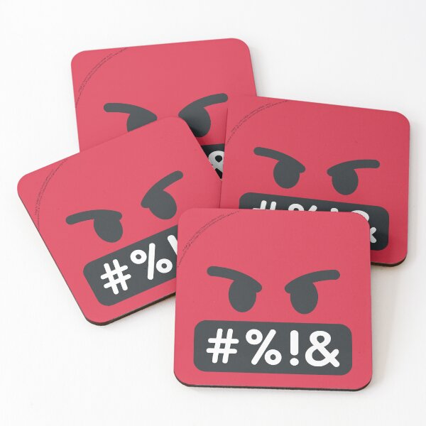 Item preview, Angry Face With Symbols On Mouth Emoji designed and sold by VeryRandomShop.