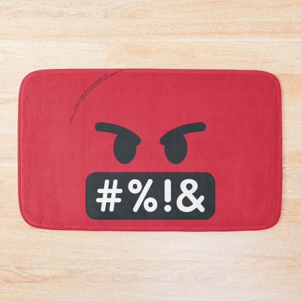 Item preview, Angry Face With Symbols On Mouth Emoji designed and sold by VeryRandomShop.