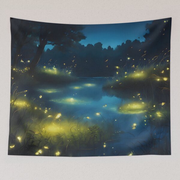 Item preview, Firefly Meadow in magical Waterscape designed and sold by colorvisionart.