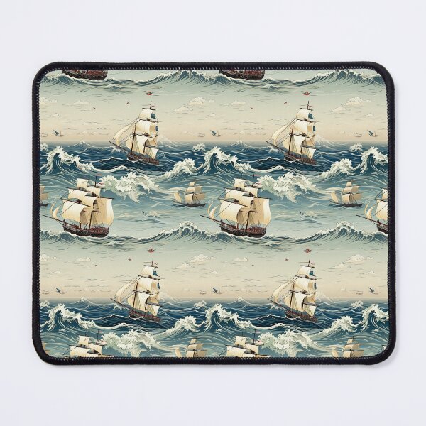 Item preview, Maritime Elegance Art seamless pattern designed and sold by Dasvilo.
