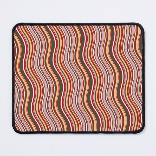 Item preview, Red Yellow & Green Waves Seamless Continuous Pattern Textile  designed and sold by Alchemy-A-La-G.