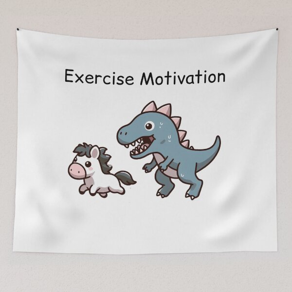 Item preview, Exercise Motivaiton: Cute Horse designed and sold by LemuellTrends.