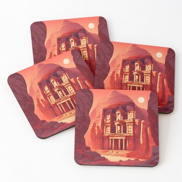 Item preview, Petra - Ancient Cityscape designed and sold by colorvisionart.