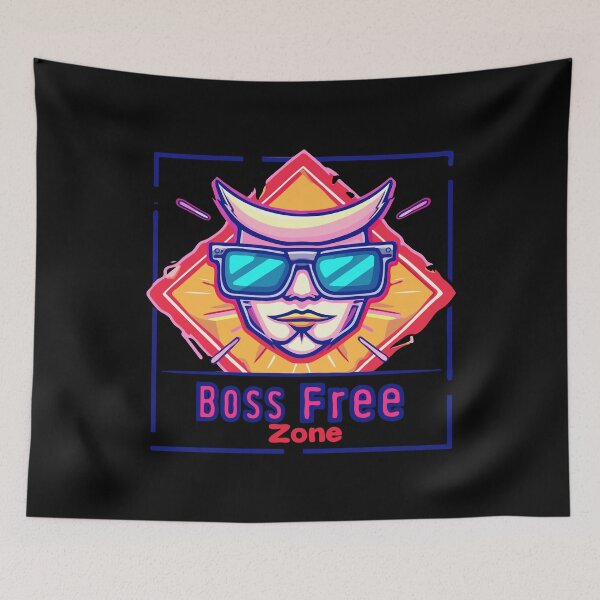 Item preview, Boss Free Zone designed and sold by TheRealmWithin.