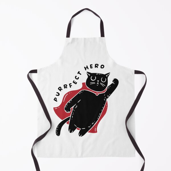 Item preview, Whisker Warrior Superhero Cat in Cape designed and sold by DrawHandArt.