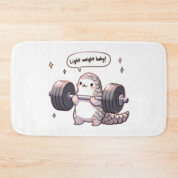 Item preview, Powerlifting: Cute Pangolin designed and sold by LemuellTrends.