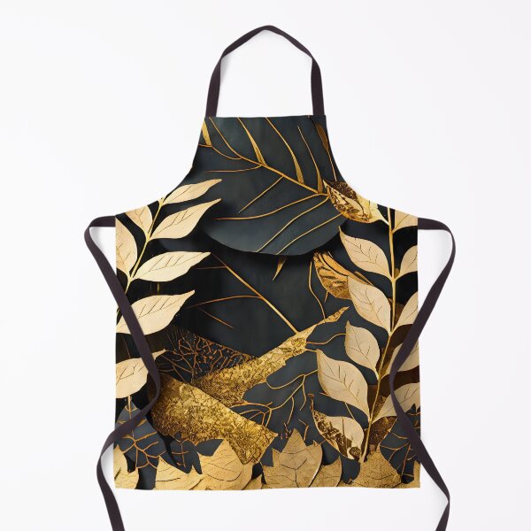 Item preview, Leaf, Leaves, Forest, Foliage, Nature, Tree, Plants, Gold, Layered Paper, Paper Cut, Black designed and sold by Golden-Feathers.