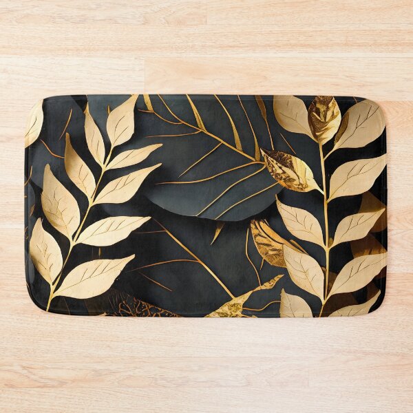 Item preview, Leaf, Leaves, Forest, Foliage, Nature, Tree, Plants, Gold, Layered Paper, Paper Cut, Black designed and sold by Golden-Feathers.