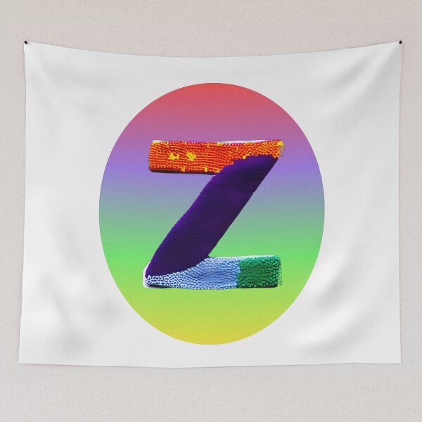 Item preview, letter Z, monogram 2. typography collage. ABC art. gift 2024 designed and sold by Minibubb.