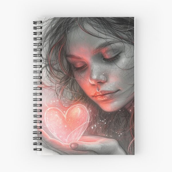 Item preview, Glowing heart fairy valentine designed and sold by fairyfreak.