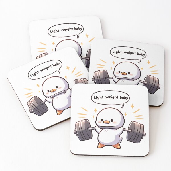 Item preview, Powerlifting: Cute Duck designed and sold by LemuellTrends.