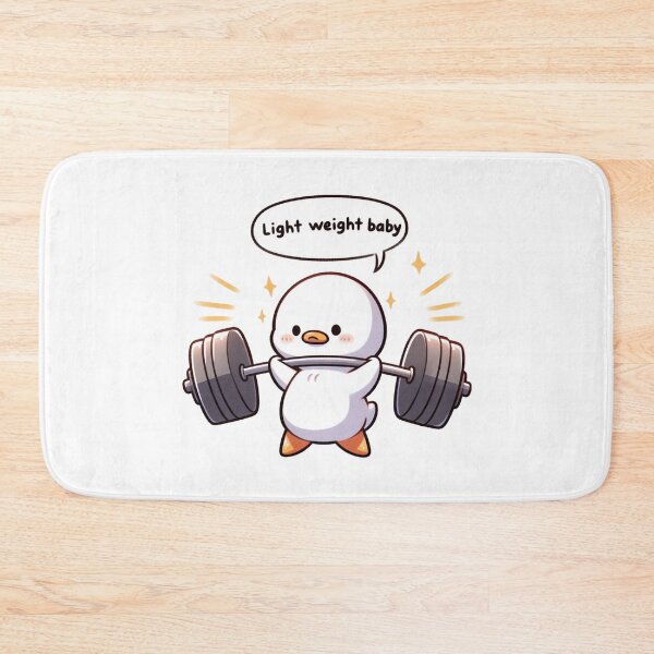 Item preview, Powerlifting: Cute Duck designed and sold by LemuellTrends.