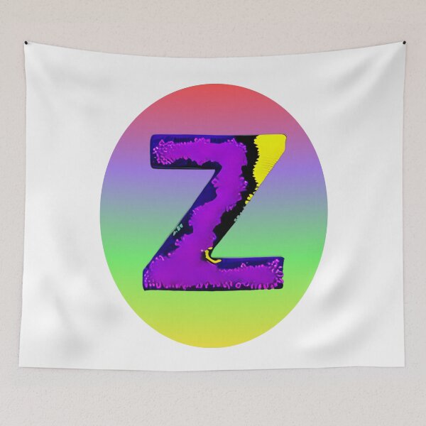 Item preview, letter Z, monogram 3. typography collage. ABC art. gift 2024 designed and sold by Minibubb.