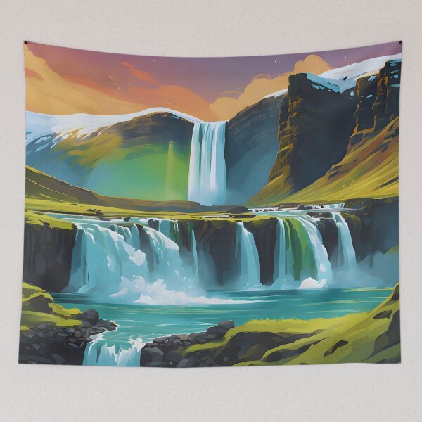 Item preview, Icelandic Waterfall Symphony designed and sold by colorvisionart.