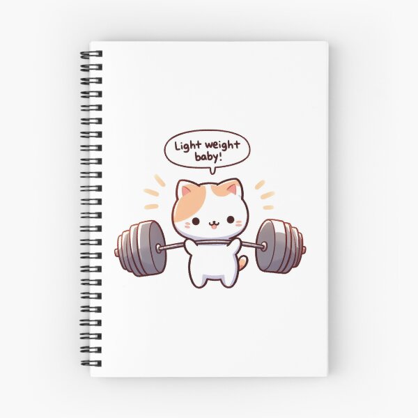 Item preview, Powerlifting: Cute Cat designed and sold by LemuellTrends.