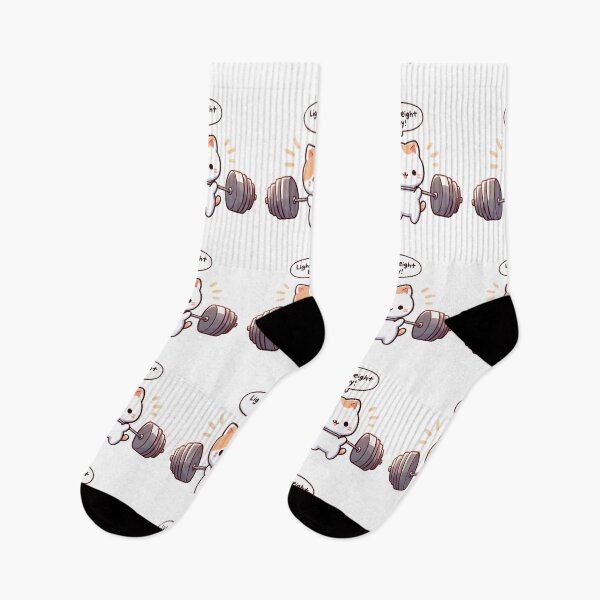 Item preview, Powerlifting: Cute Cat designed and sold by LemuellTrends.