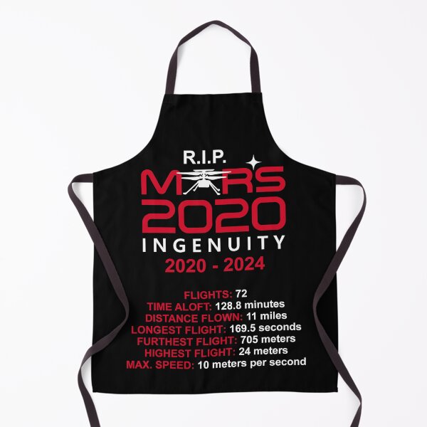 Item preview, Mars 2020 star Ingenuity R.I.P. (white) designed and sold by SolidEarthArt.