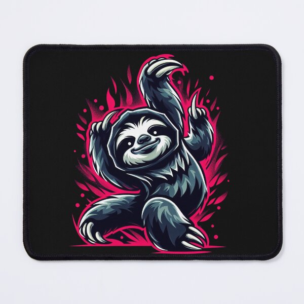 Item preview, Breakdance fire sloth designed and sold by MiroArtAbstra.