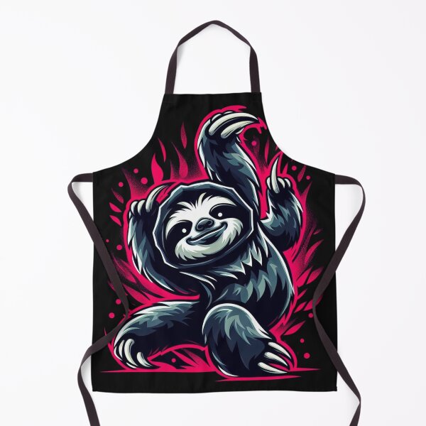 Item preview, Breakdance fire sloth designed and sold by MiroArtAbstra.