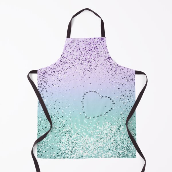 Item preview, Sparkling MERMAID Girls Heart #1 (Foto de purpurina únicamente, no reflectante) designed and sold by Anita's & Bella's Art.