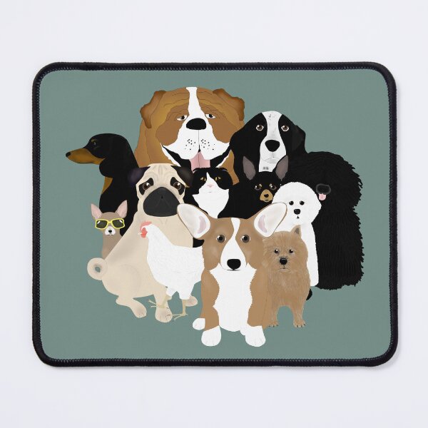 Item preview, Dogs, a Cat and a Chicken designed and sold by ljdizigns.