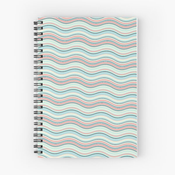 Item preview, Pastel Blue & Pink Waves Seamless Continuous Pattern Textile  designed and sold by Alchemy-A-La-G.