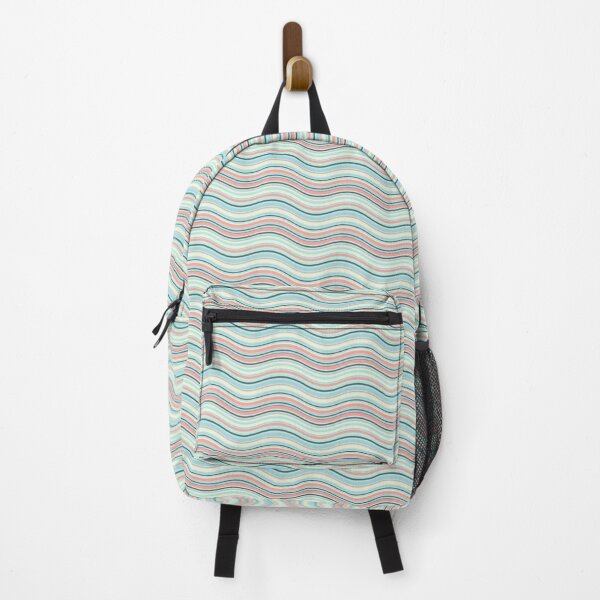 Item preview, Pastel Blue & Pink Waves Seamless Continuous Pattern Textile  designed and sold by Alchemy-A-La-G.
