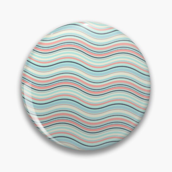 Item preview, Pastel Blue & Pink Waves Seamless Continuous Pattern Textile  designed and sold by Alchemy-A-La-G.