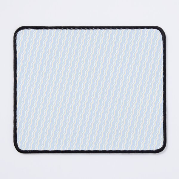 Item preview, Sky Blue & Peach Waves Seamless Continuous Pattern Textile  designed and sold by Alchemy-A-La-G.