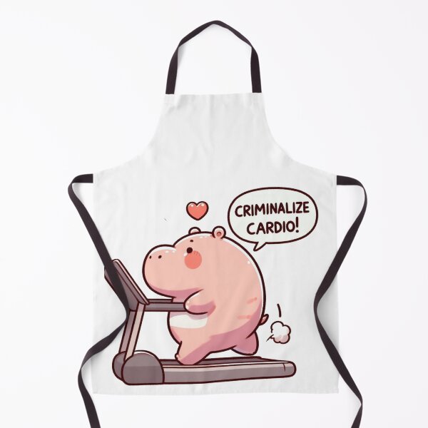 Item preview, Criminalize Cardio: Cute Hippo designed and sold by LemuellTrends.