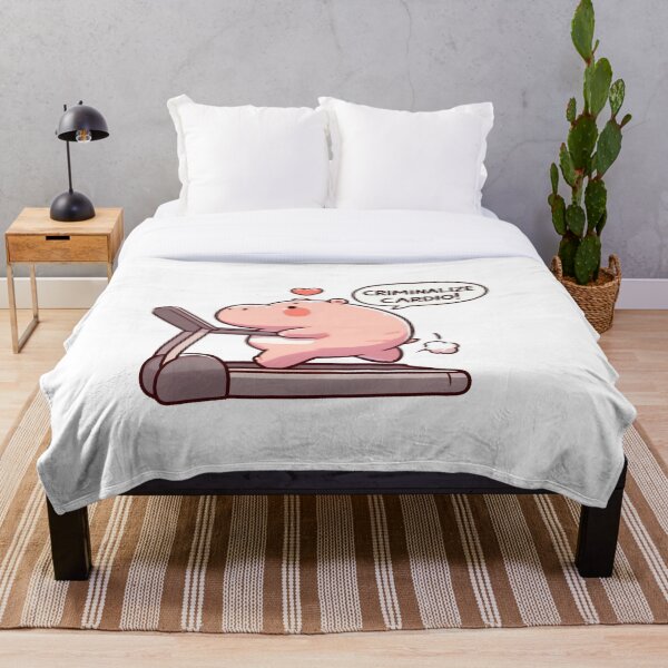 Item preview, Criminalize Cardio: Cute Hippo designed and sold by LemuellTrends.