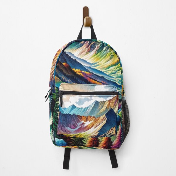 Item preview, Colorful Mountain Landscape Art designed and sold by lukaszk01.