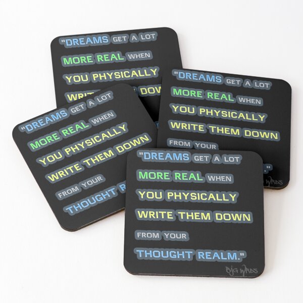 Item preview, "DREAMS get..." Quote 12/11/2023 designed and sold by BJGWRDS.