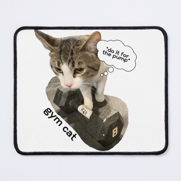 Item preview, gym cat designed and sold by allthingscrafts.