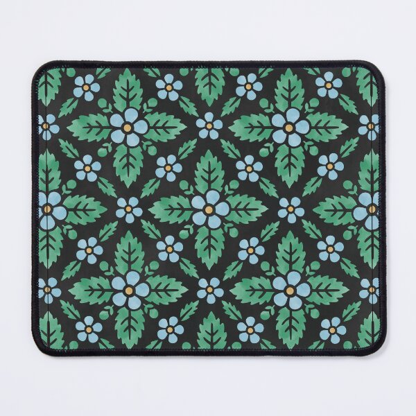 Item preview, Blue Forget-Me-Not and Oak Tile Reproduction designed and sold by MadeByGeeClowes.