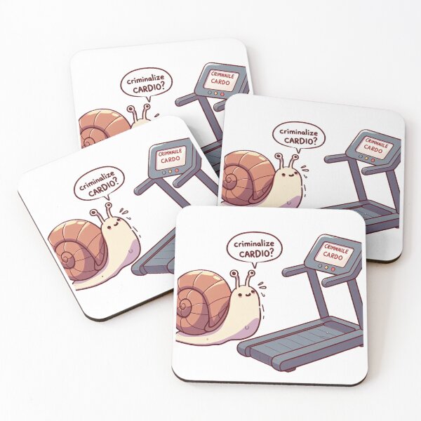 Item preview, Criminalize Cardio: Cute Slug designed and sold by LemuellTrends.
