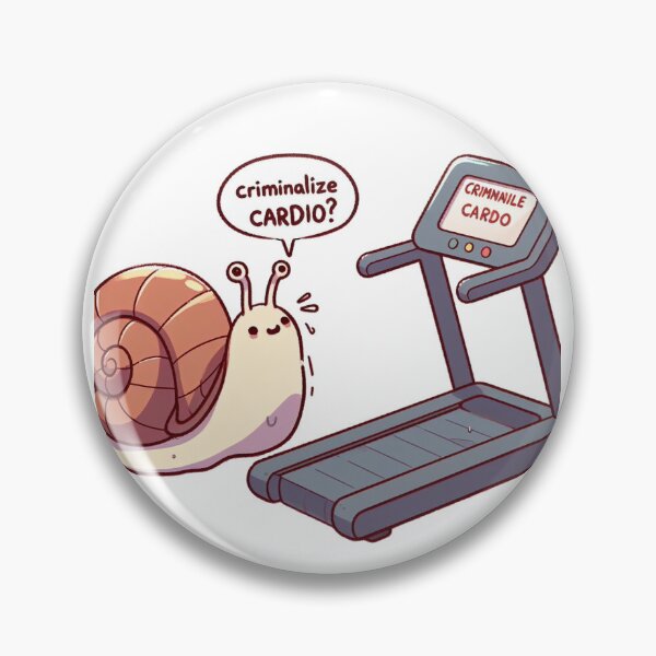 Item preview, Criminalize Cardio: Cute Slug designed and sold by LemuellTrends.