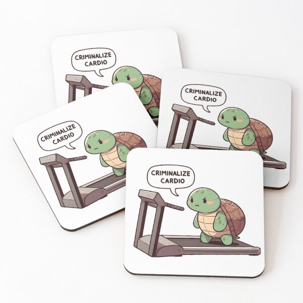 Item preview, Criminalize Cardio: Cute Turtle designed and sold by LemuellTrends.