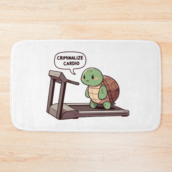 Item preview, Criminalize Cardio: Cute Turtle designed and sold by LemuellTrends.
