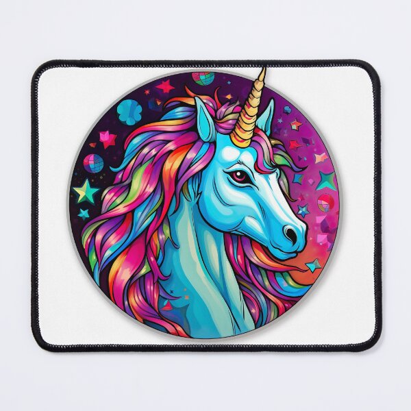 Artikelvorschau, Helles farbiges Einhorn entworfen und verkauft von Poetivity.