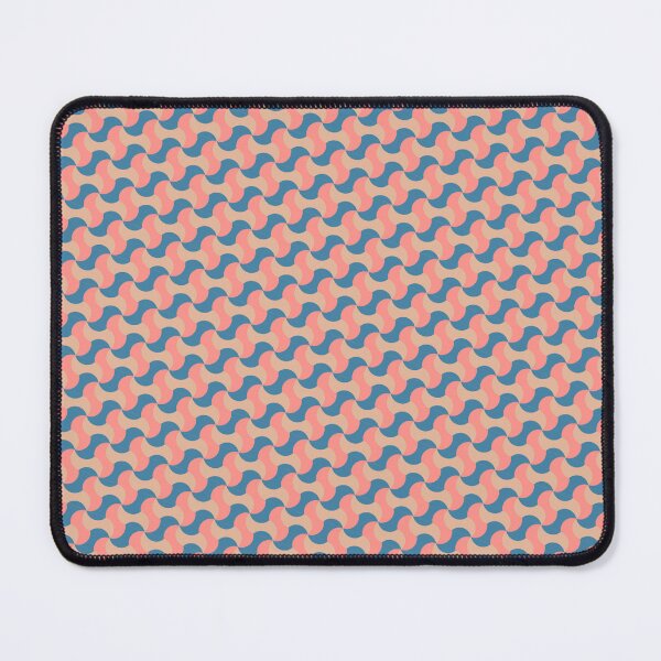 Item preview, Pink & Blue Weaving Waves Seamless Continuous Pattern Textile  designed and sold by Alchemy-A-La-G.