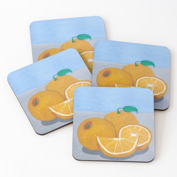 Item preview, Oranges Acrylic Painting  designed and sold by paintwithanna.