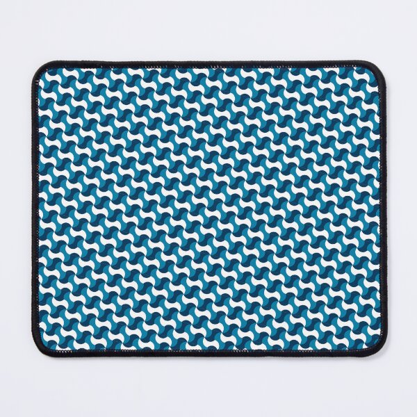 Item preview, Ocean Blue & White Waves Seamless Continuous Pattern Textile  designed and sold by Alchemy-A-La-G.