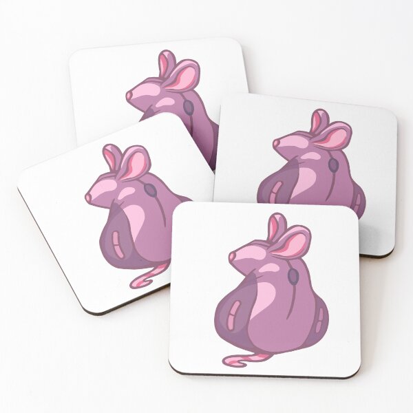 Item preview, Cute Mouse (Computer Mouse) Pun, Pink Mouse Sticker designed and sold by 10six.