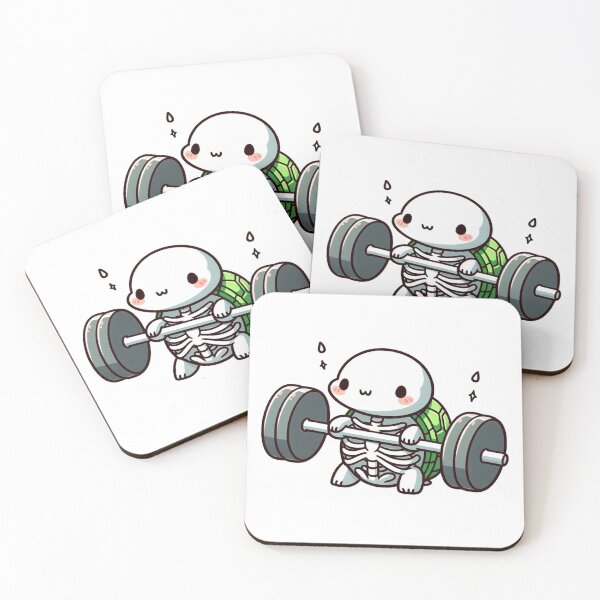 Item preview, Deadlift: Cute Turtle designed and sold by LemuellTrends.