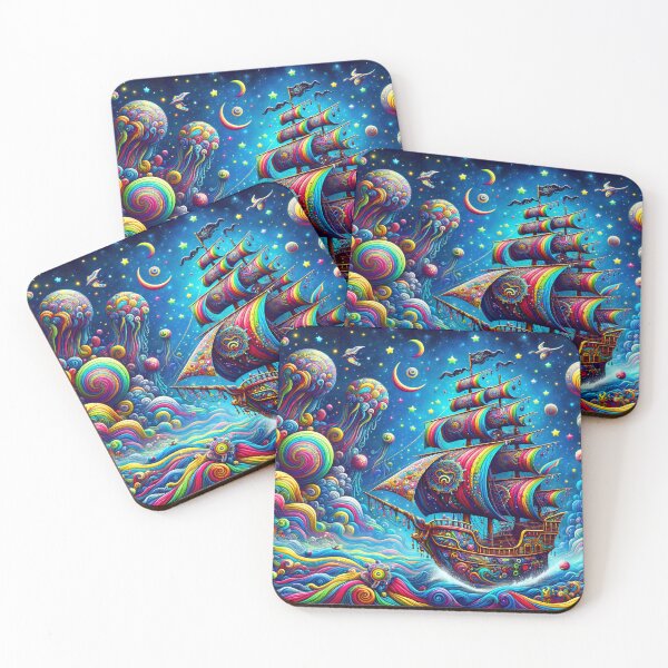 Item preview, Voyage Through Cosmic Oceans designed and sold by ArtComixHaven.