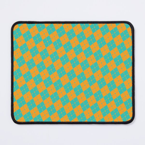 Item preview, Orange & Green Plaid Seamless Continuous Pattern Textile Design designed and sold by Alchemy-A-La-G.