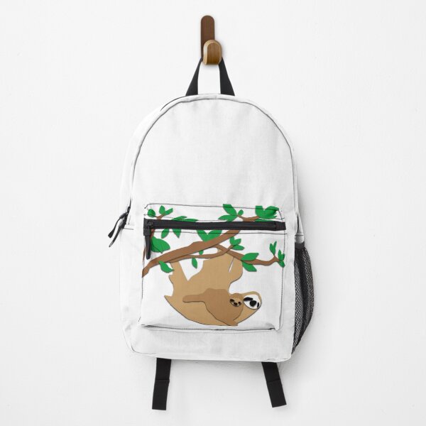 Item preview, Baby and Mother Sloth Hanging In The Tree (white) designed and sold by D-Vogt-Grafik.