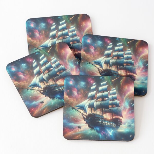 Item preview, Sailing the Starlit Expanse designed and sold by ArtComixHaven.