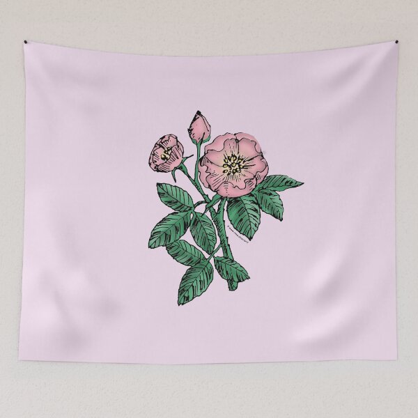 Item preview, Light Pink Globular Rose Bloom Single 1-7 Petals Almost Flat designed and sold by Rachael Taylor.
